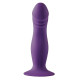 Фиолетовый фаллоимитатор Pleasure Dildo - 14,6 см.