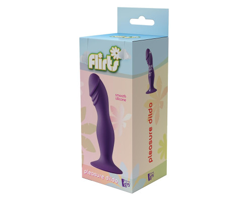 Фиолетовый фаллоимитатор Pleasure Dildo - 14,6 см.