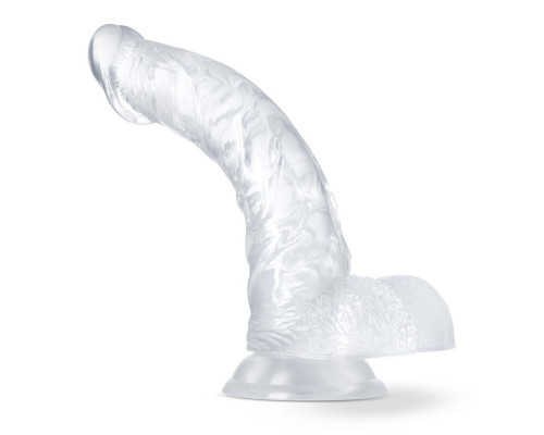 Прозрачный фаллоимитатор Luster - 21,5 см.