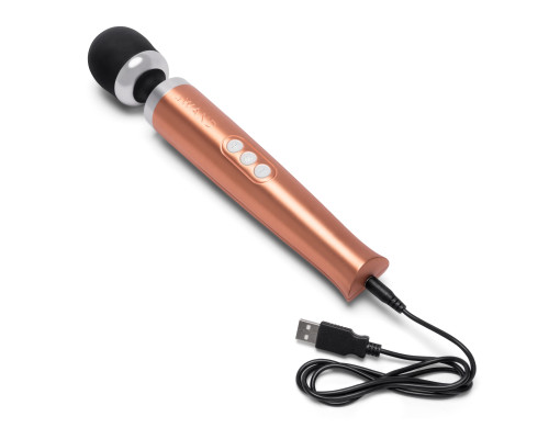 Золотистый вибромассажер Die Cast