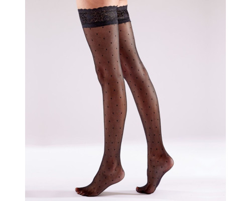 Изумительные чулки в мелкий горошек