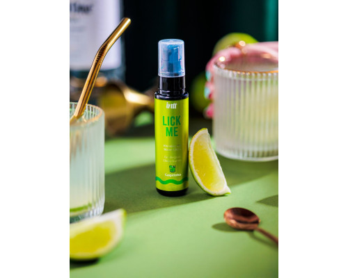 Гель Lick Me с согревающим эффектом и ароматом кайпиринья - 50 мл.