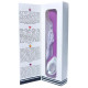 Фиолетовый вибратор для массажа точки G - 20 см.