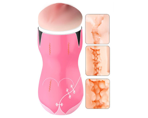 Телесный мастурбатор-вагина Cup 01