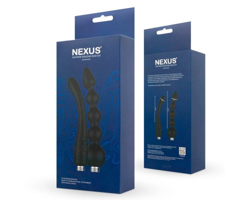 Набор из 2 насадок для анального душа Shower Douche Duo Kit Advanced