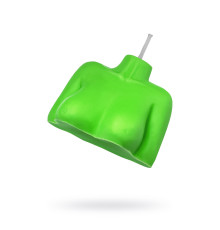 Зеленая сувенирная свеча «Женский силуэт»