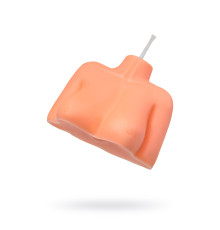 Оранжевая сувенирная свеча «Женский силуэт»