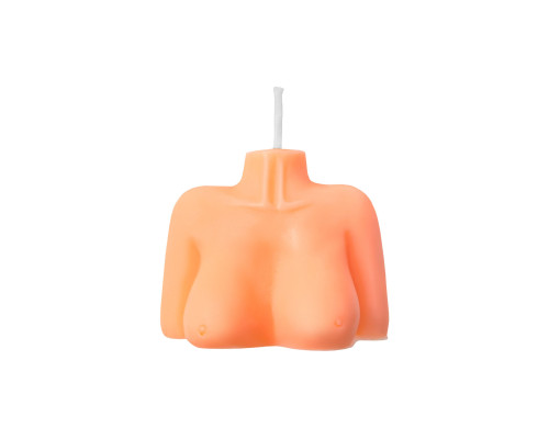 Оранжевая сувенирная свеча «Женский силуэт»