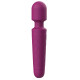 Сливовый жезловый вибромассажер Dreaming Wand - 20 см.