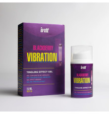 Стимулирующий гель с эффектом вибрации Blackberry Vibration - 15 мл.