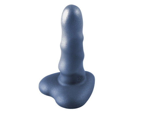 Черный нереалистичный дилдо Unicorn Max - 12,5 см.