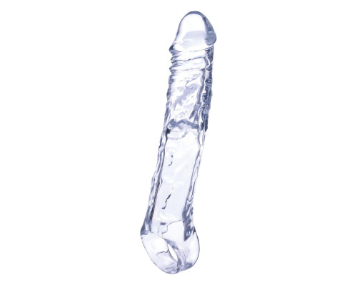 Прозрачная насадка-удлинитель Length Enhancer с подхватом - 22,3 см.