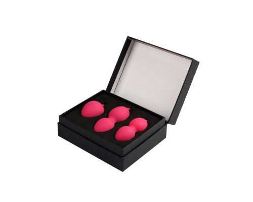 Набор розовых вагинальных шариков Nova Ball со смещенным центром тяжести