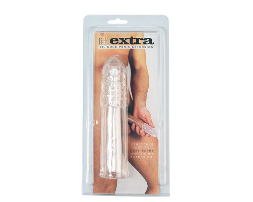 Насадка-удлинитель из прозрачного силикона LIDL EXTRA SILICONE PENIS EXTENSION