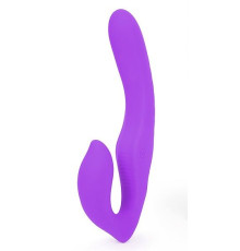 Фиолетовый безремневой страпон NAMI