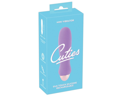 Сиреневый мини-вибратор Cuties Mini - 12,5 см.