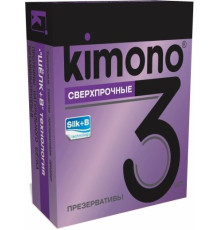 Сверхпрочные презервативы KIMONO - 3 шт.