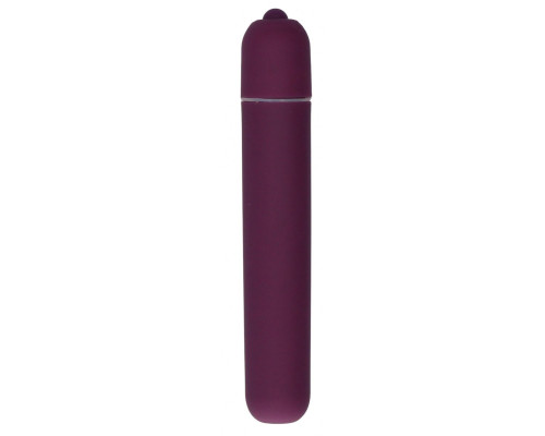 Фиолетовая вибропуля Bullet Vibrator Extra Long - 10,5 см.