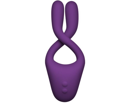 Фиолетовый вибростимулятор Bendable Multi Erogenous Zone Massager with Remote