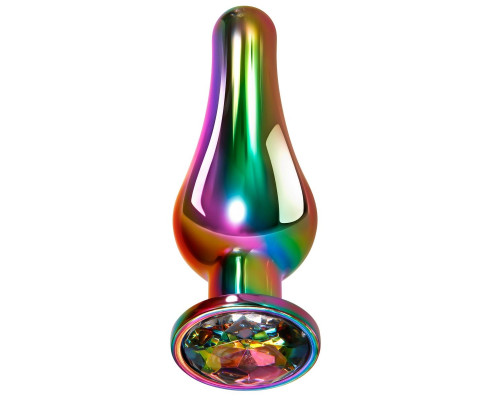 Радужная металлическая пробка Rainbow Metal Plug Large - 12,9 см.