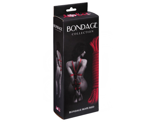 Красная веревка Bondage Collection Red - 9 м.