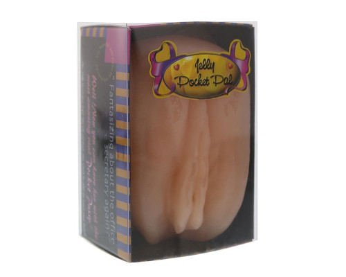 Телесный мастурбатор-вагина JELLY POCKET PAL VAGINA