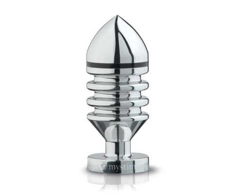 Металлическая анальная пробка Hector Helix Buttplug S - 10 см.