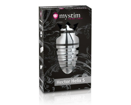 Металлическая анальная пробка Hector Helix Buttplug S - 10 см.