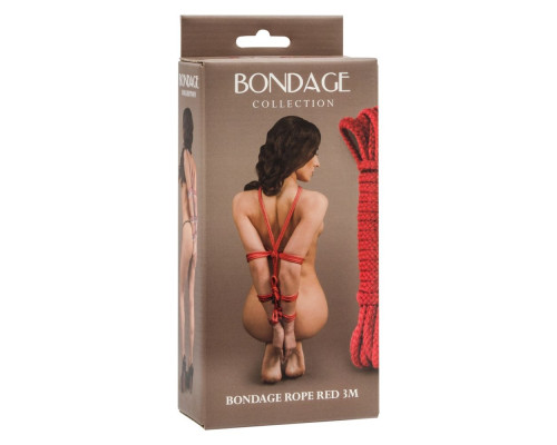 Красная веревка Bondage Collection Red - 3 м.