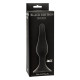 Чёрная анальная пробка Slim Anal Plug XL - 15,5 см.