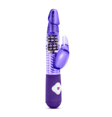 Фиолетовый вибратор с клиторальной стимуляцией Luxe Rabbit 2 - 26 см.