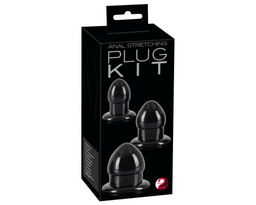 Набор растягивающих анальный вход пробок Anal Stretching Plug Kit