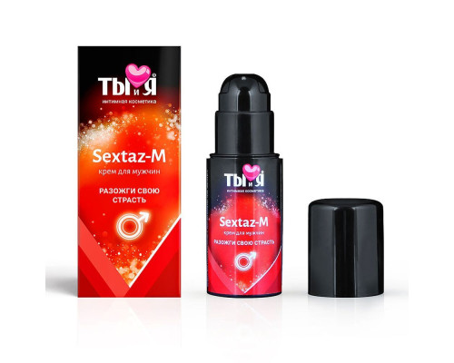 Крем Sextaz-m с возбуждающим эффектом для мужчин - 20 гр.