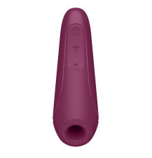 Бордовый вакуум-волновой стимулятор Satisfyer Curvy 1+
