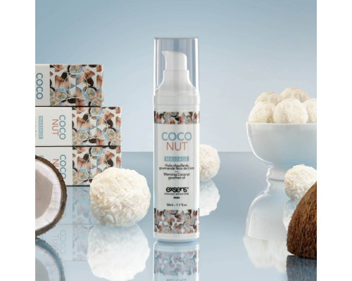 Разогревающее массажное масло с ароматом кокоса Gourmet Coconut - 50 мл.