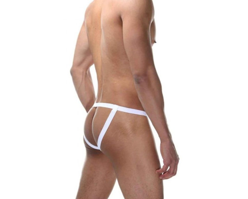 Пикантные трусы-джоки из кружева на резинках