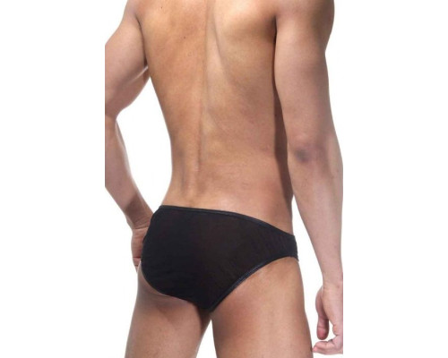 Низкие трусы-слипы из блестящей ткани