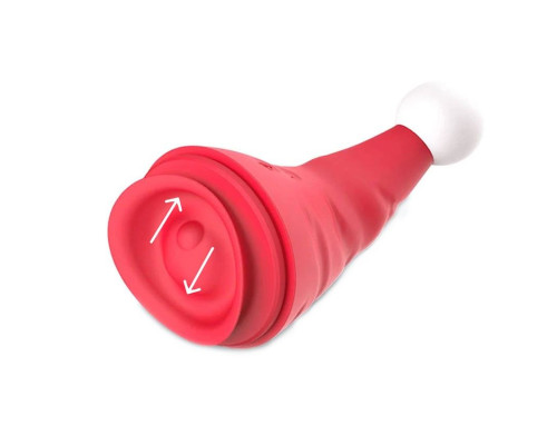 Красный вибростимулятор в форме колпака Magical Santa Hat