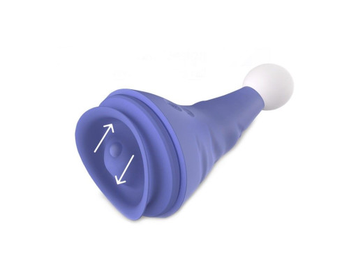 Сиреневый вибростимулятор в форме колпака Magical Santa Hat