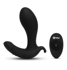 Черный анальный стимулятор с расширением и вибрацией Expand Plug - 10,5 см.