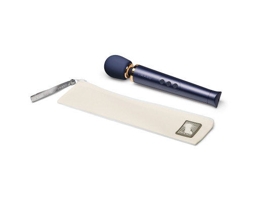 Cиний вибратор Le Wand Petite Rechargeable Vibrating Massager - 25 см.