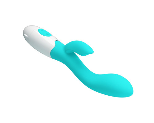 Мятный вибратор-кролик для G-стимуляции Brighty - 20 см.