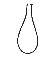 Черный уретральный массажер Glide Medium - 30 см.