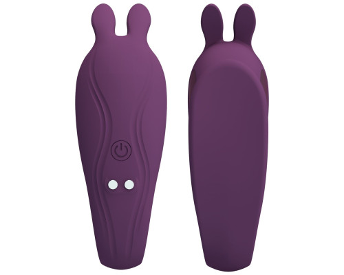 Фиолетовый вибратор для двоих Shey