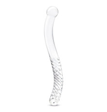 Стеклянный фаллоимитатор 11’’ Glass Pelvic Wand Double Ended - 28 см.