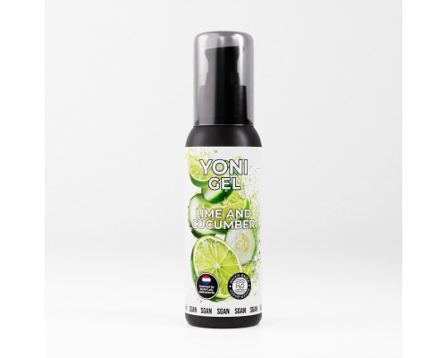 Лубрикант для орального секса SGAN со вкусом лайма и огурца - 100 мл.