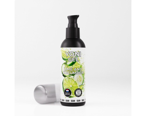 Лубрикант для орального секса SGAN со вкусом лайма и огурца - 100 мл.