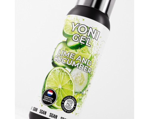 Лубрикант для орального секса SGAN со вкусом лайма и огурца - 100 мл.