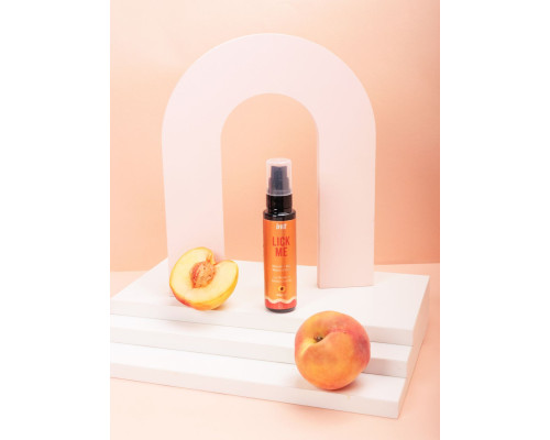 Гель Lick Me с согревающим эффектом и ароматом персика - 50 мл.