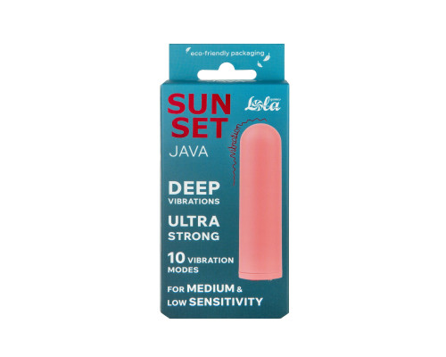 Коралловая вибропуля Java - 7,8 см.